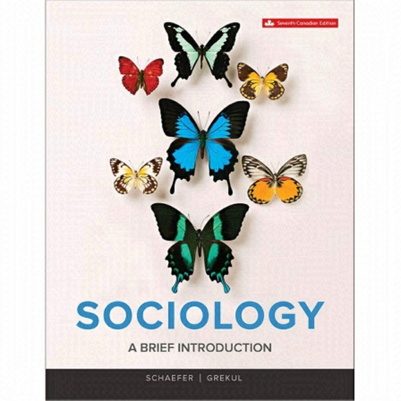 𝅺Sociology: A Brief Introduction University Text Book Schaeffer Social Studies - Picture 1 of 4
